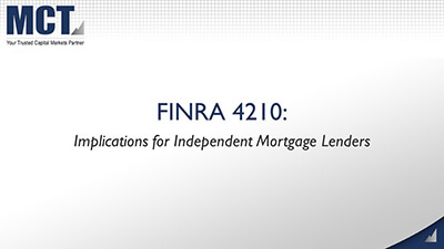 What the FINRA 4210 Mark to Market Rule Means for Lenders