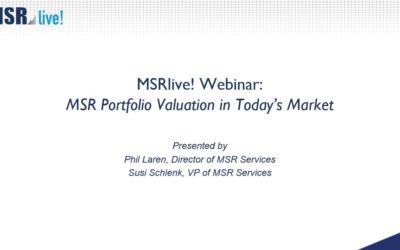 MSR Valuations in Today’s Market