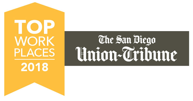 The San Diego Union-Tribune Honors MCT® with 2018 Top Workplace Award