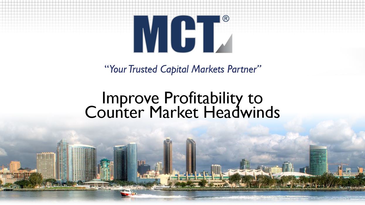 Improve Profitability to Counter Market Headwinds | MCT Industry Webinar