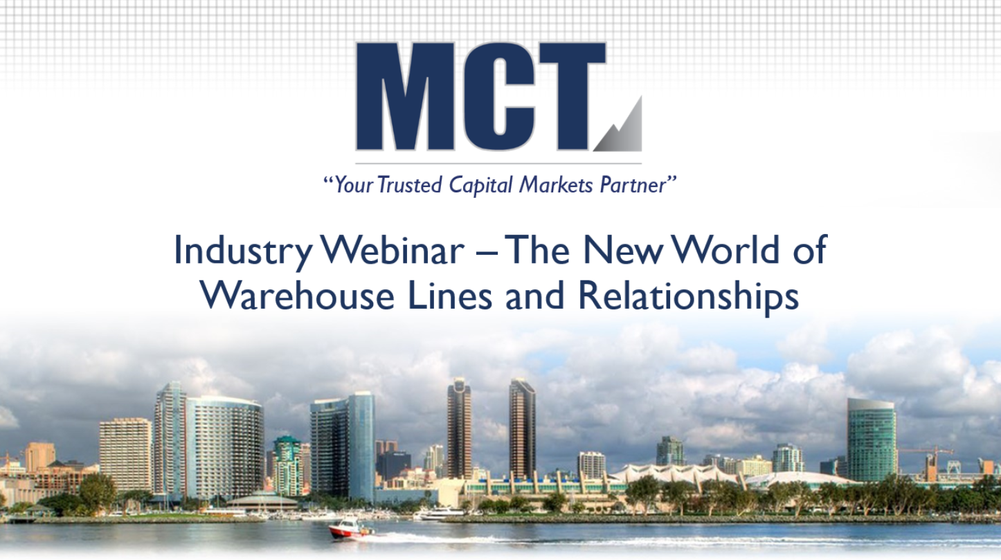 Industry Webinar – The New World of Warehouse Lines and Relationships
