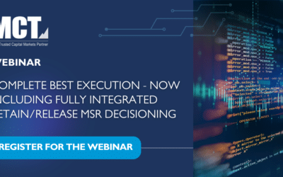 MCT Industry Webinar: Complete Best Execution – Now Including Fully Integrated Retain/Release MSR Decisioning