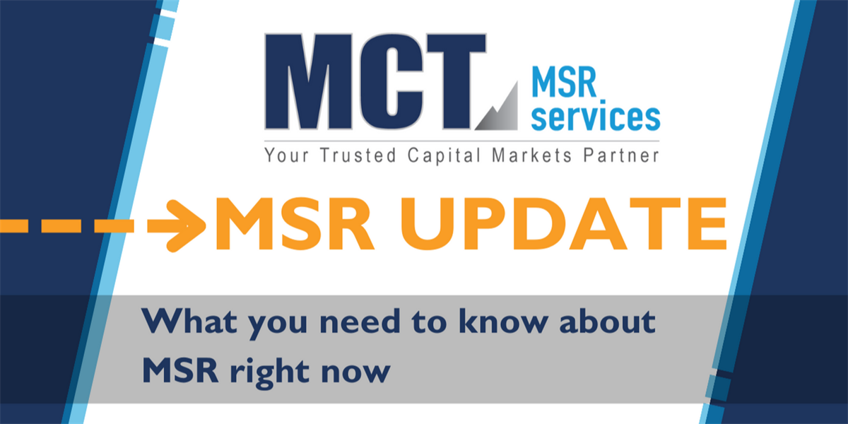 MSR Market Monthly Update – May 2024