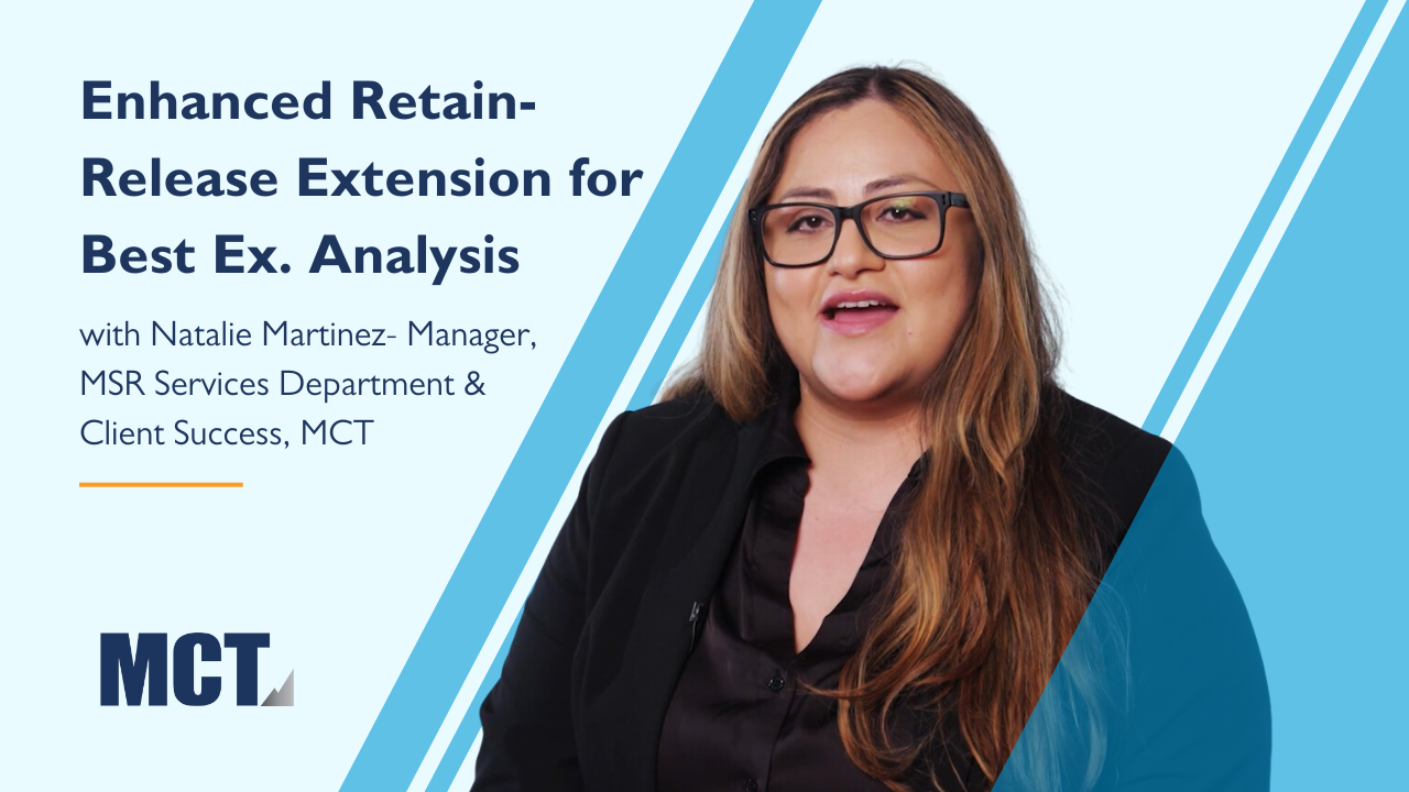 Enhanced Retain-Release Extension for Best Ex. Analysis