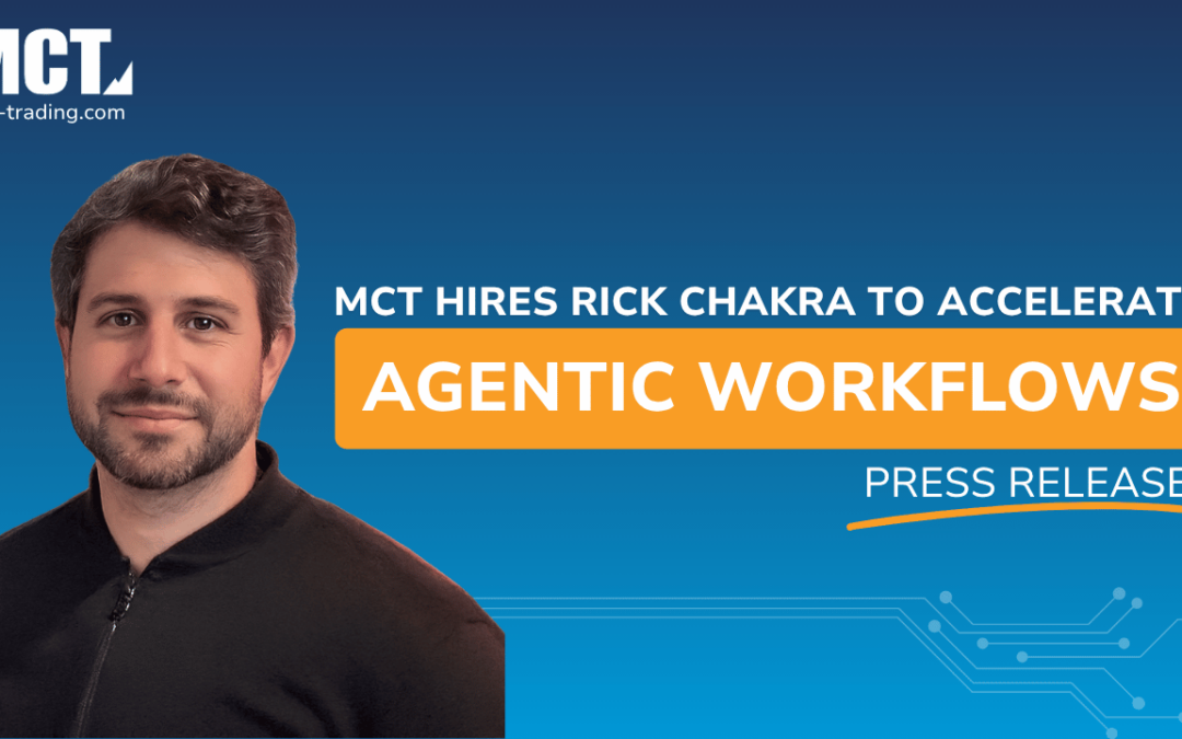 MCT Hires Director of AI Solutions to Accelerate Agentic Workflows, Internal Efficiency, and Next-Generation Product Innovation